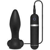 Doc Johnson Platinum The Touch Vibrating Anal Plug Black Butt Plugs
